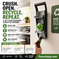 🔥Limited time 50% off！🥂One-touch can & bottle opener, super easy to use！Crushers for Recycling
