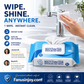 🔥Amazing Offer Buy 3 Get 2 Free！💦Wipe clean instantly, cleans everything！✨️Multi-function Bathroom Descaling Cleaning Wipes