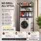 🔥50,000 items have been sold! One-click tidying up!No-Drill Bathroom & Laundry Organizer Shelf