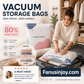 💥Increase storage space by 80%！No-Pump Large Vacuum Storage Compression Bags