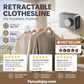 🔥Amazing 50% OFF! 🏡️Expand your home space anywhere. Place it wherever you want! Indoors Wall Mounted Retractable Clothesline