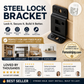 🎉🎉Limited time 50% off！🔩Tiny clips with incredible strength！2-in-1 Locking Insert Shelf Brackets