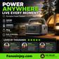 ⌛️Limited Time 50% OFF! 🔋Portable power supply, no fear of power cuts! ⚡️300W Outdoor Power Supply with LFP Battery