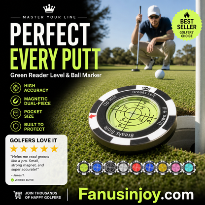 ✨️Surprise 50% off！⛳️The favorite gift for golf lovers！Precision Golf Green Reading Level & Ball Marker