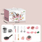 🎁[Best Gift For Kid]🔥Amazing 50% Off！👩‍🍳Little Chef Tool Set！👧Must‑have Toy For Kids Growth!🍳Children's Real Cooking Mini Kitchen Toys - 22 PCS Set