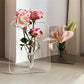 🌸LAST DAY SPECIAL PRICE!!🌸Nordic Transparent Acrylic Vase | Elegant Desktop Plant Holder & Home Decor | Modern Centerpiece for Living Room & Wedding Tables