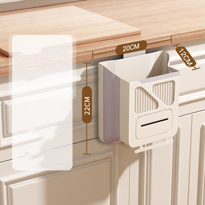 🎁2026 New Arrivals 50% OFF💥Folding Hanging Kitchen Waste Trash Can🗑️
