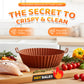 📢📢50% OFF !! ⏰Bake & Crisp Instantly! Reusable Silicone Air Fryer Liner