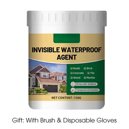 🛡️ Transparent Waterproof Sealant: Brush-On, Leak Repair, for Tiles, Roof & Walls