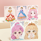 👑LAST DAY SALE ONLY ￡11.99!! 🎨Mess-Free Paper Play, Realistic Fun for Girls ✨ Princess Makeup & Diamond Painting Craft Kit