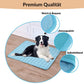 💥As low as £9.9! ❄️Give your furry friend a cool summer!🧊Pet Cooling Ice Silk Mat – Summer Cooling Pet Bed Pad for Dogs and Cats, Breathable Washable Sleeping Cushion for Indoor and Outdoor Use, Lightweight Cooling Crate and Sofa Pet Mat