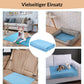 💥As low as £9.9! ❄️Give your furry friend a cool summer!🧊Pet Cooling Ice Silk Mat – Summer Cooling Pet Bed Pad for Dogs and Cats, Breathable Washable Sleeping Cushion for Indoor and Outdoor Use, Lightweight Cooling Crate and Sofa Pet Mat