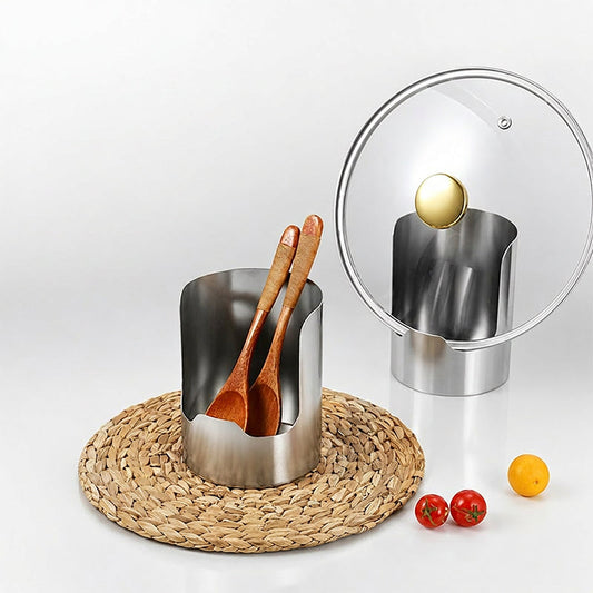 🥳2026 HOT SALE🥳💞50K+ SOLD!🍳🧑‍🍳 50% OFF! Multi-Functional Kitchen Utensil Holder – Holds pot lids, spatulas & cutting boards. Thickened stainless steel, space‑saving. 🛡️✨