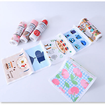 💥Super discount! Super strong cleaning powe.Tearable Microfiber Cleaning Rag Roll