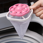 💥No more dirty washing machines, pet hair and human hair stuck all over your clothes!Reusable Floating Washing Machine Lint Catcher