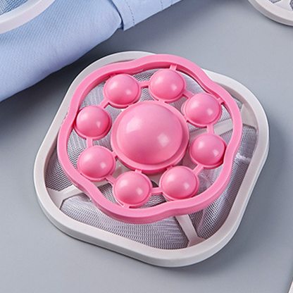 💥No more dirty washing machines, pet hair and human hair stuck all over your clothes!Reusable Floating Washing Machine Lint Catcher