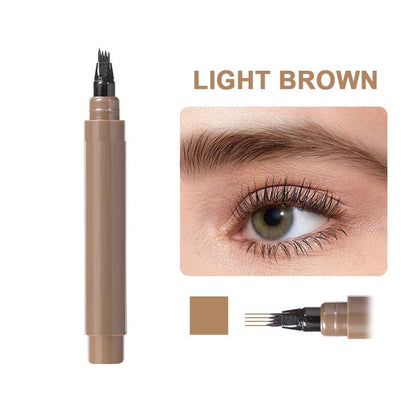 🔥Buy 2 Get 1 Free!💅 Loved by celebrity makeup artists!Waterproof Four-tip Beard and Eyebrow Pen