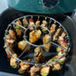 🔥Hot selling item!👨‍🍳One tiny gadget makes your barbecue and cooking tastier!Stainless Steel Round Oven Grill with Skewer