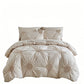 💥50% OFF!😴 Bring you cozy deep sleep!Elegant Pinch Pleat Duvet Cover Set