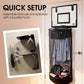 🔥Limited time sale! You’ll love this laundry hamper!🏀Over-the-Door Basketball Laundry Hamper