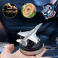 🚗A great car fragrance elevates your driving demeanor instantly！Airplane Solar Energy Rotating Car Air Freshener Scents Diffuser Ornament