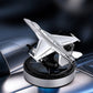🚗A great car fragrance elevates your driving demeanor instantly！Airplane Solar Energy Rotating Car Air Freshener Scents Diffuser Ornament
