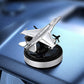 🚗A great car fragrance elevates your driving demeanor instantly！Airplane Solar Energy Rotating Car Air Freshener Scents Diffuser Ornament