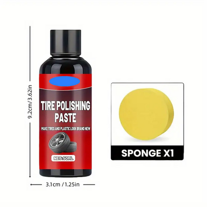 🚗Direct sale from auto repair shops! 🛠️🔥Buy 3 get 2 free! Make your tires look brand new!Instant Black Tire Polishing Paste