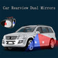 👀🚗Never miss road conditions with full panoramic view-HD Waterproof Dual-Sided Parking Mirror