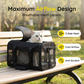 🔥Ditch your bulky hard-sided pet airline crate! 🐱🐕This airline-compliant carrier keeps you and your furry friend safer on flights.Breathable Pet Carrier Bag with Detachable Shoulder Strap