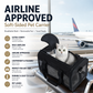 🔥Ditch your bulky hard-sided pet airline crate! 🐱🐕This airline-compliant carrier keeps you and your furry friend safer on flights.Breathable Pet Carrier Bag with Detachable Shoulder Strap