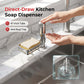 👨‍🍳Recommended by kitchen pros! Cut your time by 50%-Quick Install Kitchen Soap Dispenser