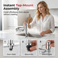 👨‍🍳Recommended by kitchen pros! Cut your time by 50%-Quick Install Kitchen Soap Dispenser