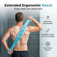 🛀 Boost bathing happiness! Skin becomes smooth and glowing! Dual-Sided Silicone Back Scrubber