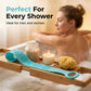 🛀 Boost bathing happiness! Skin becomes smooth and glowing! Dual-Sided Silicone Back Scrubber