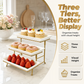 ✨️Surprise 50% Off! 🍰Must-have for sweet parties! 3 Tier Dessert Stand Metal Cake Display Rack
