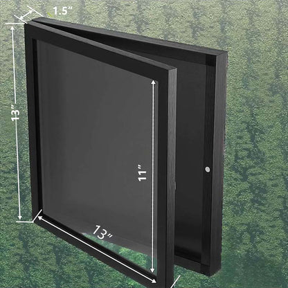🏀 Best display! ✨️Make all your friends envy you! Wooden Jersey Display Frame with Magnetic Door