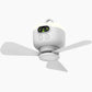 💥Surprise 50% off! 💡Bright and cool anytime, anywhere! Rechargeable Ceiling Fan with LED Light