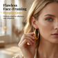 ✨️Surprise 50% OFF! 💎Shine just like a diamond! Women's Chic Tapered Hoop Earrings