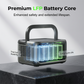 ⌛️Limited Time 50% OFF! 🔋Portable power supply, no fear of power cuts! ⚡️300W Outdoor Power Supply with LFP Battery