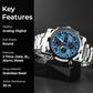 🔥Limited time 50% OFF! 👱‍♂️The best accessory and gift for men-Men's Waterproof Military Analog-Digital Watches