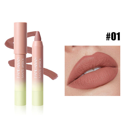 ✨️Amazing 50% OFF! 💄Waterproof, sweatproof & transfer-proof, all-day wear! 💋Reveal your true beauty!Waterproof Matte Crayon Lipstick