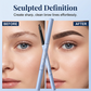💥Amazing discount！👱‍♀️One-stroke design, reveal your natural beauty！Double-Ended Waterproof Angled Eyebrow Pencil