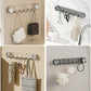 🔥Limited time 50% off！👋Say goodbye to traditional residue hooks！Punch-Free Ripple Rotary Suction Cup Hanger Rack