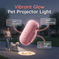 ✨️Limited time 50% off！🐶ID tags for furry babies, cuter and more eye-catching！🐱Anti-Lost Pet Glow Collar Projector Light with Breed Patterns