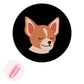 ✨️Limited time 50% off！🐶ID tags for furry babies, cuter and more eye-catching！🐱Anti-Lost Pet Glow Collar Projector Light with Breed Patterns