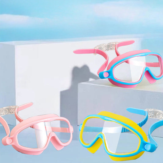 🔥Hot summer 50% off! 👀New swimming goggles, safer and clearer🌊Anti-Fog Swimming Goggles for Kids with Nose Clip & Ear Plugs