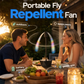 🔥Limited Time 50% OFF！👪Don’t let bugs ruin your happy moments！USB Rechargeable Retractable Outdoor Fly Repeller Fan