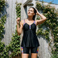 🔥Summer Sale 50% OFF！🌊Be the stunning goddess at the pool & beach！🏊🏻‍♀️Women's Flowy Tankini Top and Shorts Swimsuit