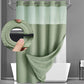 🔥Limited Special 50% OFF！🛁Easy installation, waterproof & privacy protection！🚿Waffle Pattern Shower Curtain